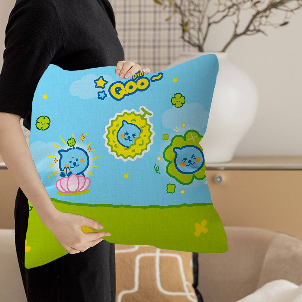 Q-Qoo Decorative Room Aesthetics Pillow Case Home Decor Bedroom Sofa Bed Couch Pillow Cover 45x45