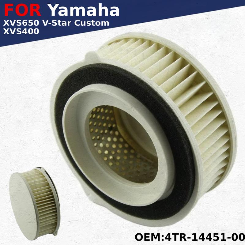 Motorcycle Air Intake Filter Cleaner Accessories For Yamaha XVS400 1996-2016 XVS650 V-Star 1997-2016 OEM:4TR-14451-00