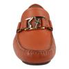 Salvatore Ferragamo Peter Leather Drivers Medium Brown