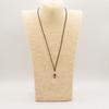 Cord Necklace Gemstone Pendant – Rose Quartz Heart