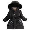 Girls' Winter Clothes Plus Velvet Thick Coat