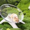 Hamster Running Disc Small Pet Sport Flying Saucer Rotatory Jogging Wheel Small Animal Hamster Toys Cage Accessories