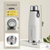 Large Capacity Thermos Cup for Men, 2026 New Model, Tea Brewing Cup, High Aesthetic Value, Student Outdoor Water Bottle, Large Portable Water Cup