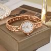 Fashion Small Gold Bracelet Watch Women Watches Luxury Wristwatches Ladies Female Elegant Girls Clock Gifts Montre Femme