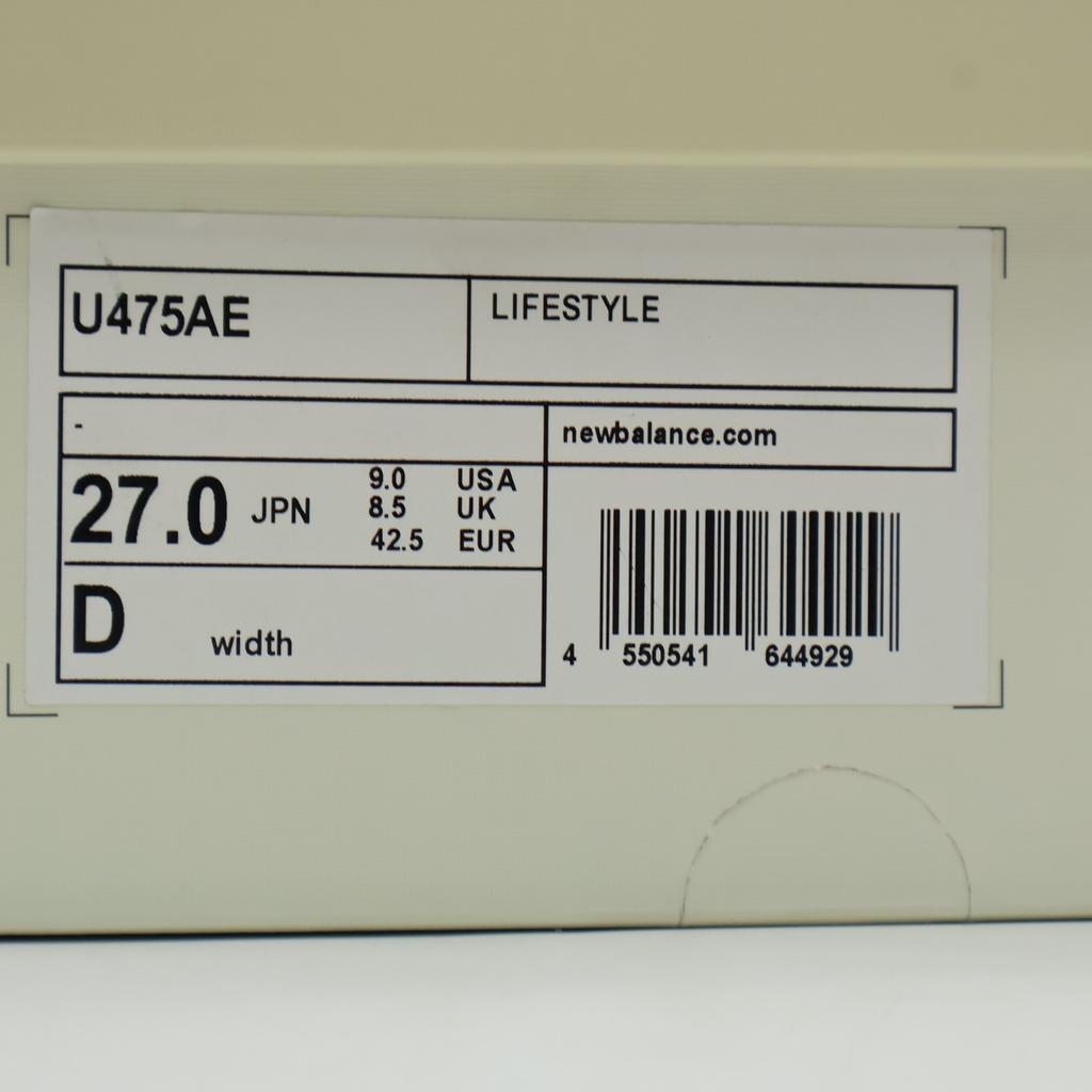 U475AE AURALEE New Balance 475 Vintage Grey (Men's)