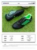 Double Star Professional Anti-Slip Football Kicking Shoes - Studded Breathable Training Model for Grass.