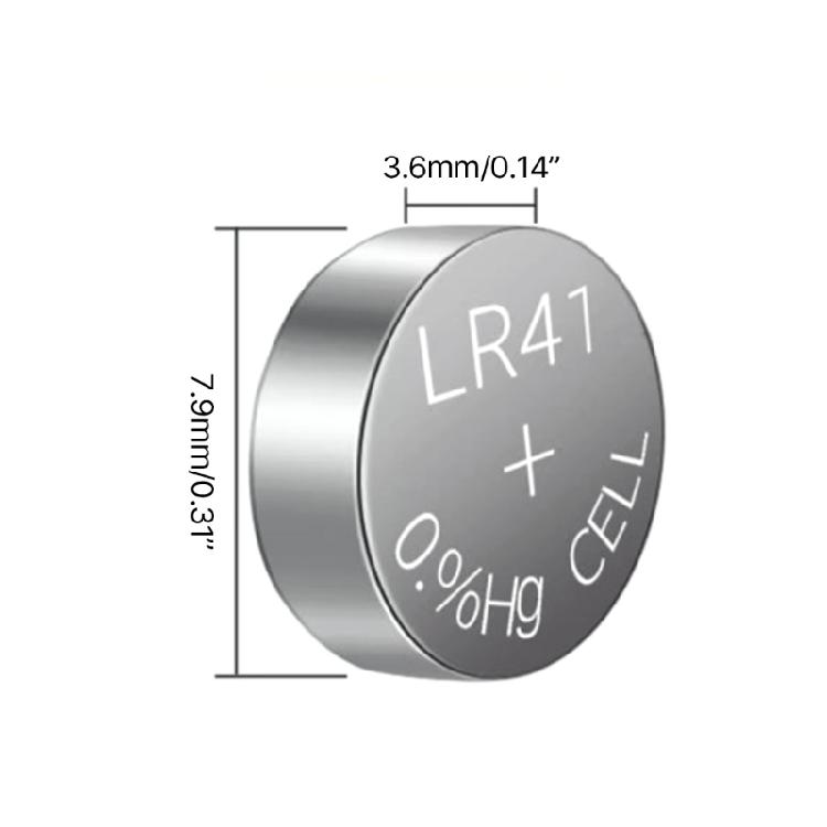 LR41/AG3 Button Coin Cell Batteries Pack of 5pc/10pc/20pc/30pc/50pc/100pc