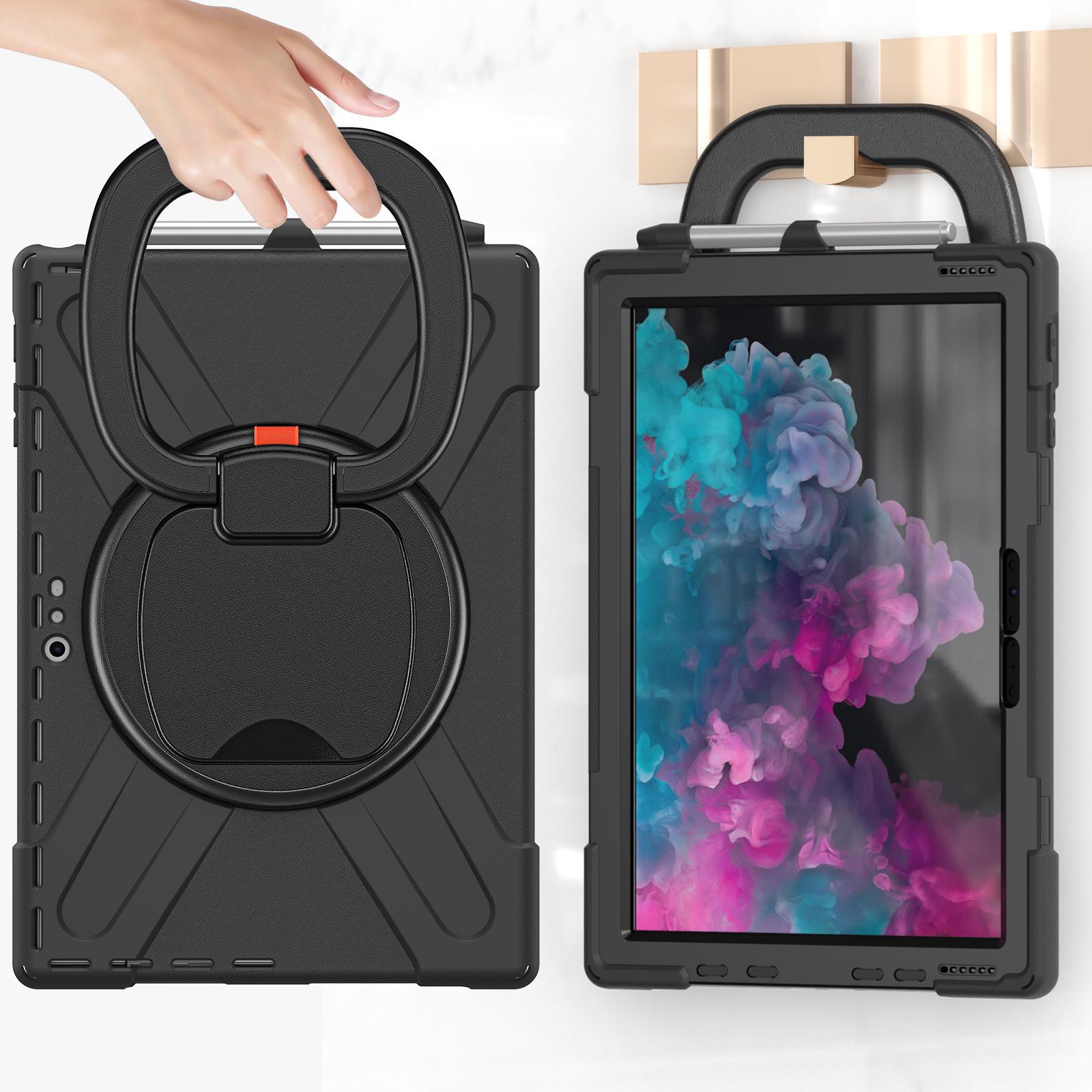 

Силиконовый защитный чехол для Microsoft Surface Pro 4-7+, с возможностью крепления на стену Black