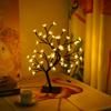 Simulační třešňová lampa Iron Art USB vypínač Noční světlo Vánoční sváteční pokoj Dekorační stůl