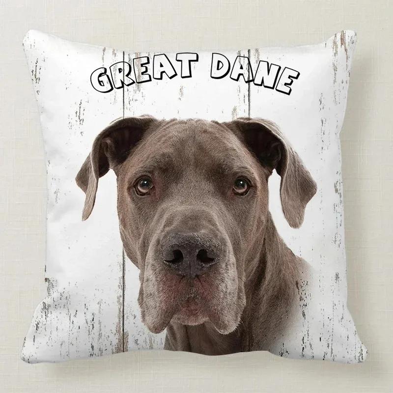 1PC 45*45cm Nette Hund Yorkie Kissen Fall Mops Kissen Sofa Auto Bett Sofa Kissen Fall Schlafzimmer dekoration Kissen Abdeckung