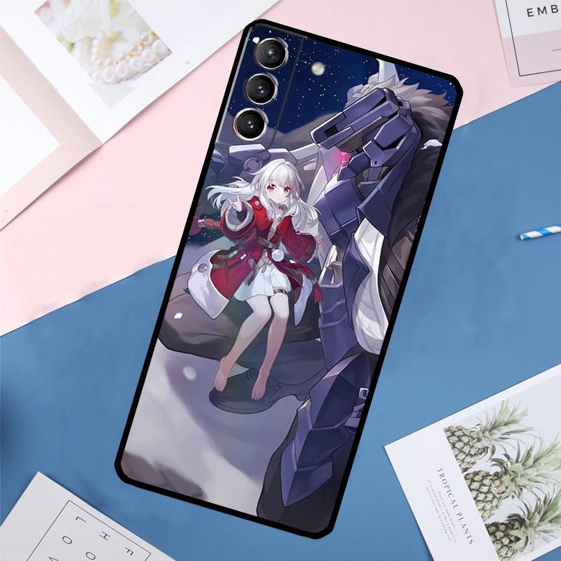 

Чехол Clara Honkai Star Rail для Samsung Galaxy S25 Ultra S24 S23 S22 S21 Ultra S9 S10 Plus S23 FE S25 FE Задняя крышка Galaxy S21Ultra