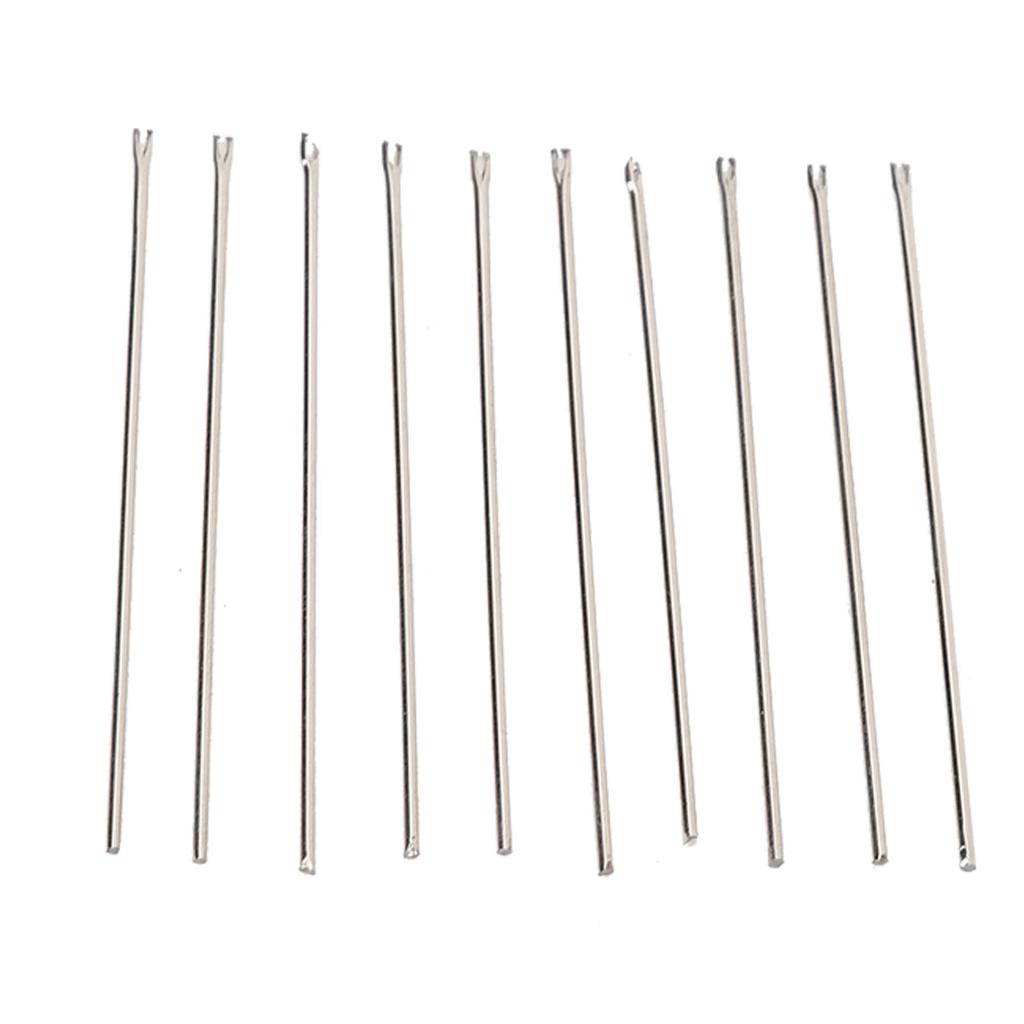 10pcs Doll Hair Needle Rerooting Tool Doll Hair Knitting Needle Reroot Doll Making Needle 0.8mm