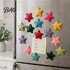 School Locker Magnets 2Pcs 3D Star Refrigerator Magnet, Resin Shape Fridge Metal Surface Magnetic Decoration for Kitchen Office Whiteboard Cabinet