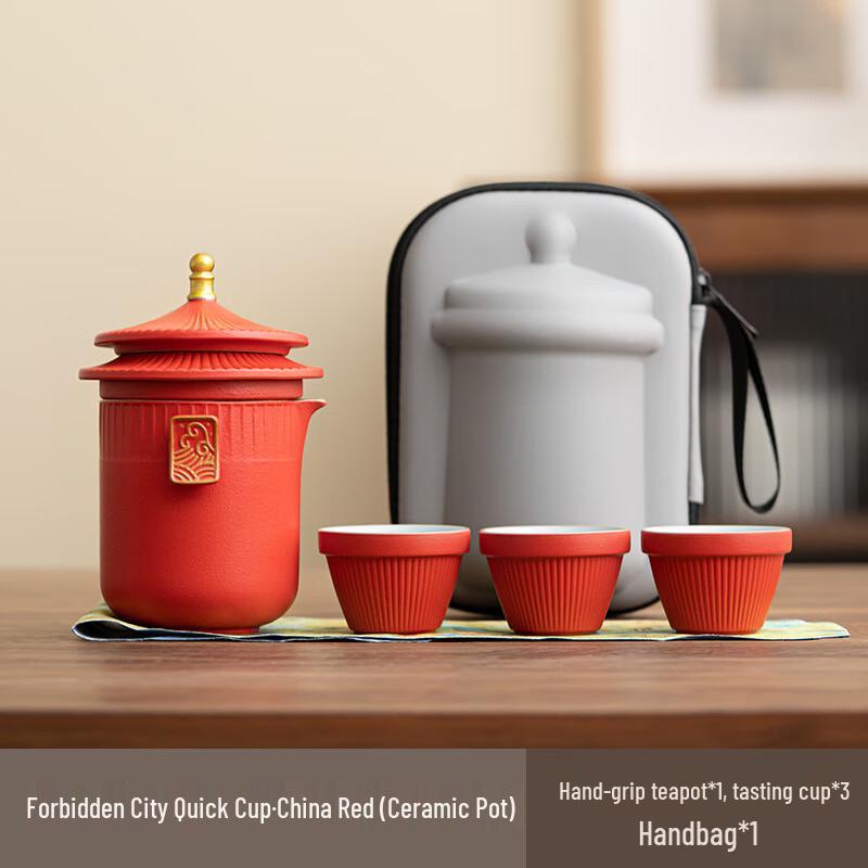 Forbidden City Ceramic Travel Tea Set