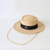 Summer Straw Hats for Women Ribbon Decoration Elegant Ladies Party Wedding Dress Hats Travel W Beach Sun Hat Chapeau Femme
