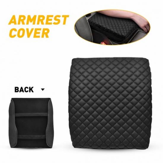 Black Fits - Ram 2500 3500 Classic 1500 Center Console Lid Armrest Cover