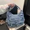 Multi-Layer Denim Crossbody Bag Women Crossbody Bag Small Square Bag
