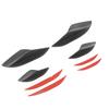 Bumper Fin Car Front Bumper Side Splitter Canards Lip Spoiler Deflector Replacement for
