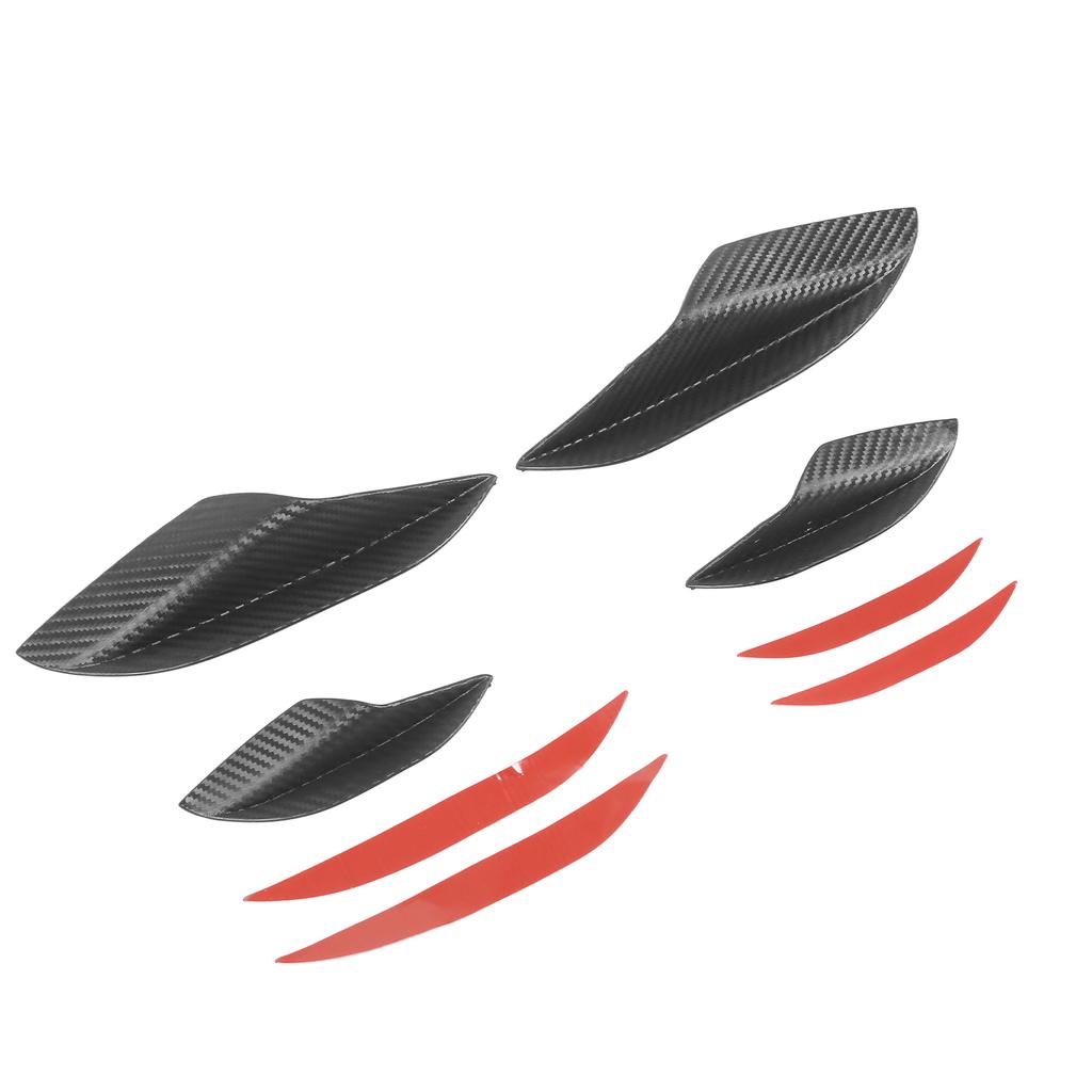 Bumper Fin Car Front Bumper Side Splitter Canards Lip Spoiler Deflector Replacement for