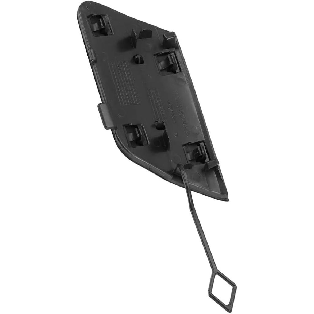 Rear Bumper Tow Hook Towing Eye Cover Cap, Compatible with Mercedes-Benz 2014-2016 E200 E500 E400 E550 E250 E350 E300, OE: 2128850356 Black