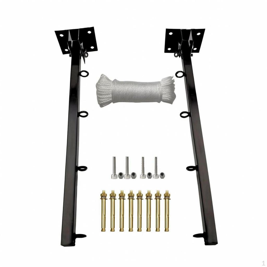WallMounted Clothes Draining Rack | SpaceSaving Metal Frame, Laundry Rack, for Utility Room