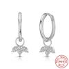 Stylish And Simple Ins Style S925 Sterling Silver Horse Eye Diamond Set Light Luxury High-End Earrings Earrings Earrings