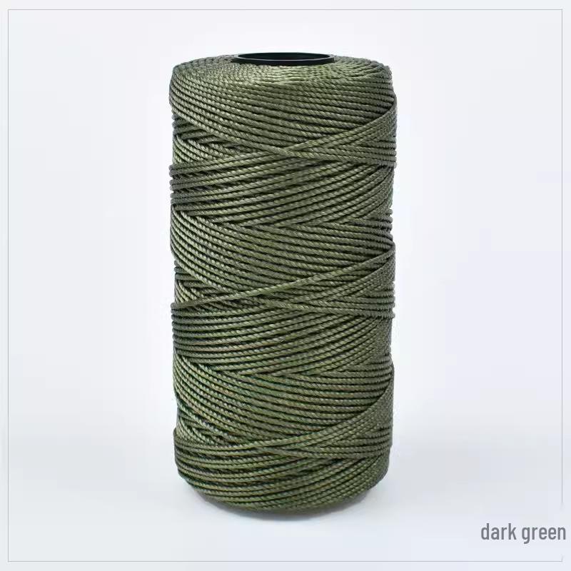 Chunky Wool & Ice Silk 3-Ply Yarn for DIY Crochet: Hand-Knitted Bag, Summer Hat, Shoes, and Seat Cushion