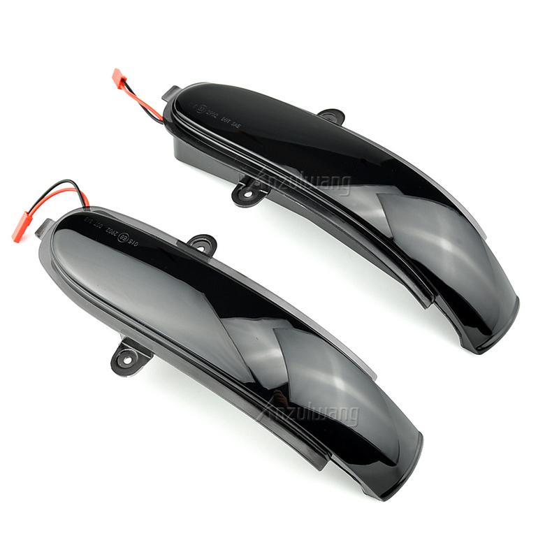 2pcs Flashing Water Dynamic Blinker LED Turn Signal Side Mirror Light For Mercedes Benz C Class W203 W211 S203 CL203 2001-2007