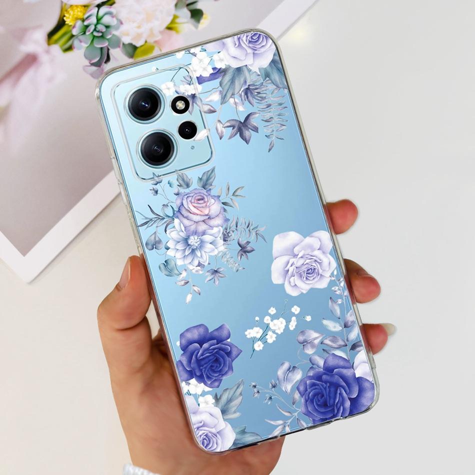 For Xiaomi Redmi Note 12 Case Redmi Note12 4G Global Cute Painted Soft Silicone TPU Phone Back Cover Bumper