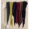 New Soft Knitted Triangular Scarf Windproof Coldproof Shawl Multi-functional Knitted Fake Collar Gift