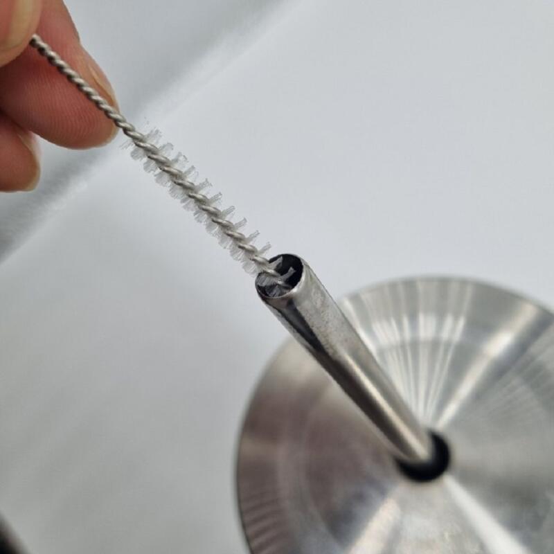 Straw cleaning brush, tumbler brush, brush cleaning brush