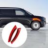 2PCS Reflective Safety Warning Stickers - Car Anti-Collision Strip & Forklift Protective Decorative Decals
