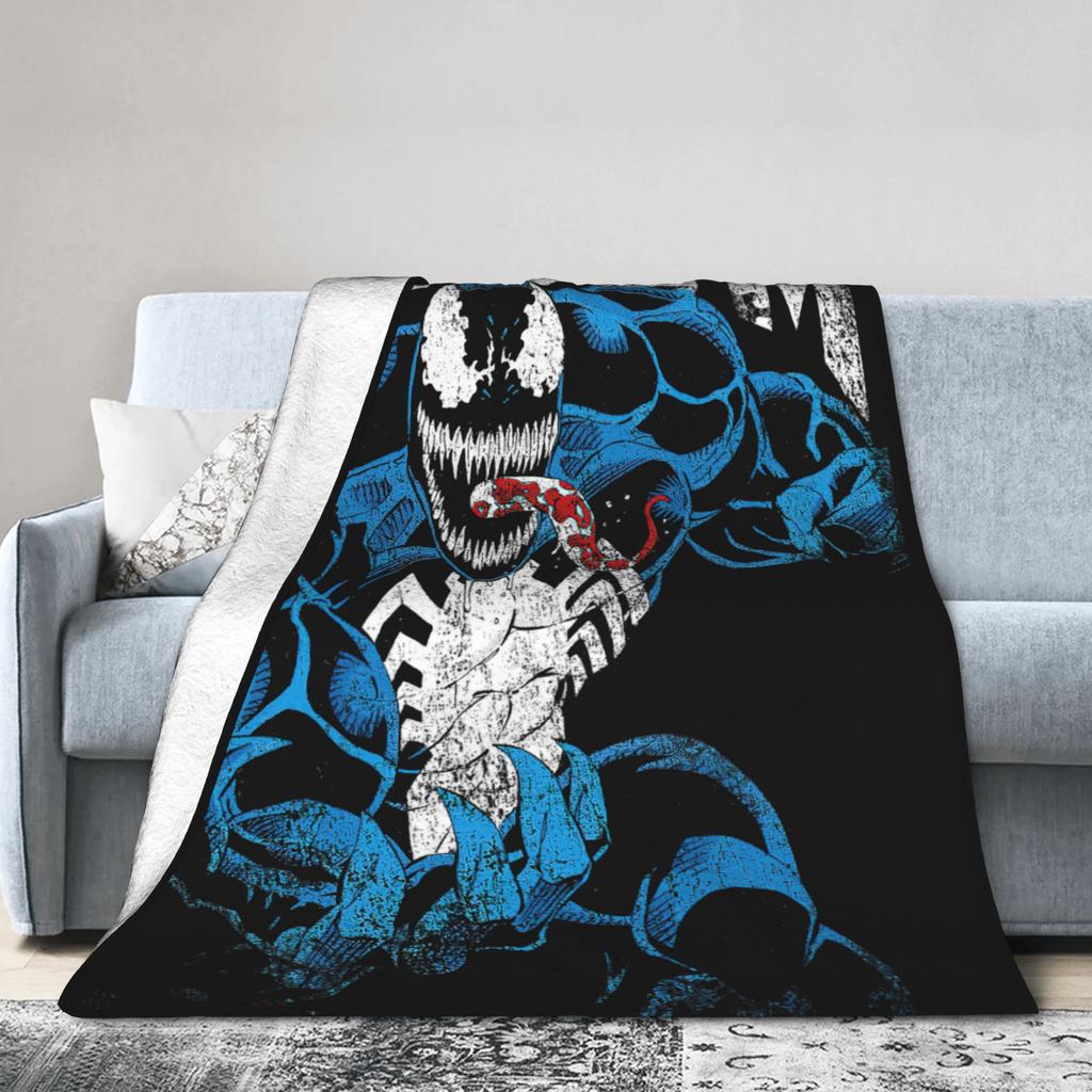 Venom Blanket Plush Awesome Soft Throw Blanket for Coverlet Decoration