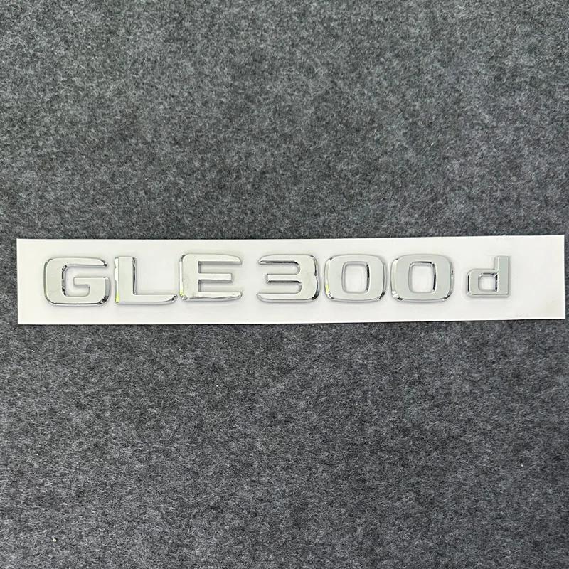 Emblemat z literami 3D ABS E220d GLC220d C220d C250d GLE350d 4Matic do bagażnika samochodu Mercedes Benz W205 Naklejka z logo FS9