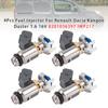 4ks vstřikovače paliva pro Renault Dacia Kangoo Duster 1.6 16V 8201036397 IWP217