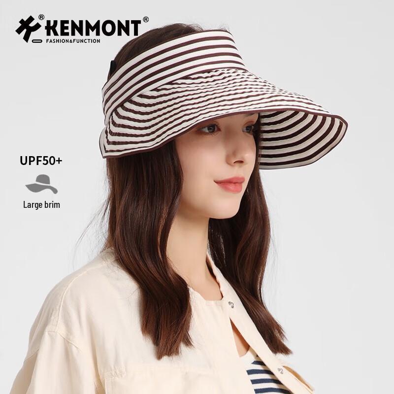 Женская складная солнцезащитная шляпа-козырек Kenmont 6046 M