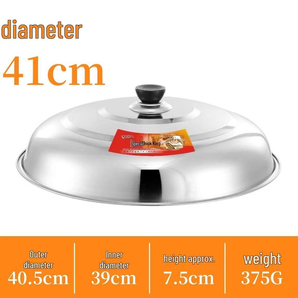 Stainless Steel Wok with High Lid & Free Shipping – Old-fashioned Stir-fry Pot, Heightened and Thickened Lid, Iron Body