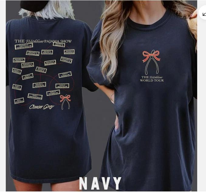 Conan Gray Wishbone World Tour 2026 Tour Dates Inspired T-Shirt XXXL