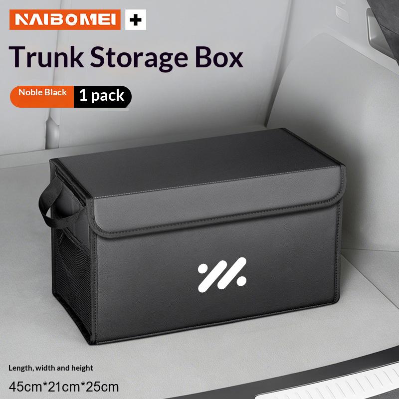 Car Trunk Foldable Storage Box Multi-Purpose Storage Organizer Bag Large-Capacity Stowing Tidying Bag For IM L6 L7 LS6 LS7 чёрный