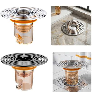 ABS Material Drain Filter Magnetic Self-Closing Sewer Strainer Shower Drain Bath Shower