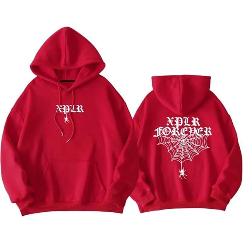 Herren Hoodie Neuer Spider Print Hoodie Herren Langarm Rollenspiel Hoodie