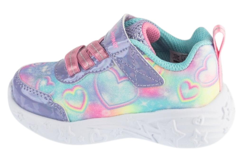 Skechers Unicorn Charmer - Lil Heart Sparkles, for Girl Purple Sneakers