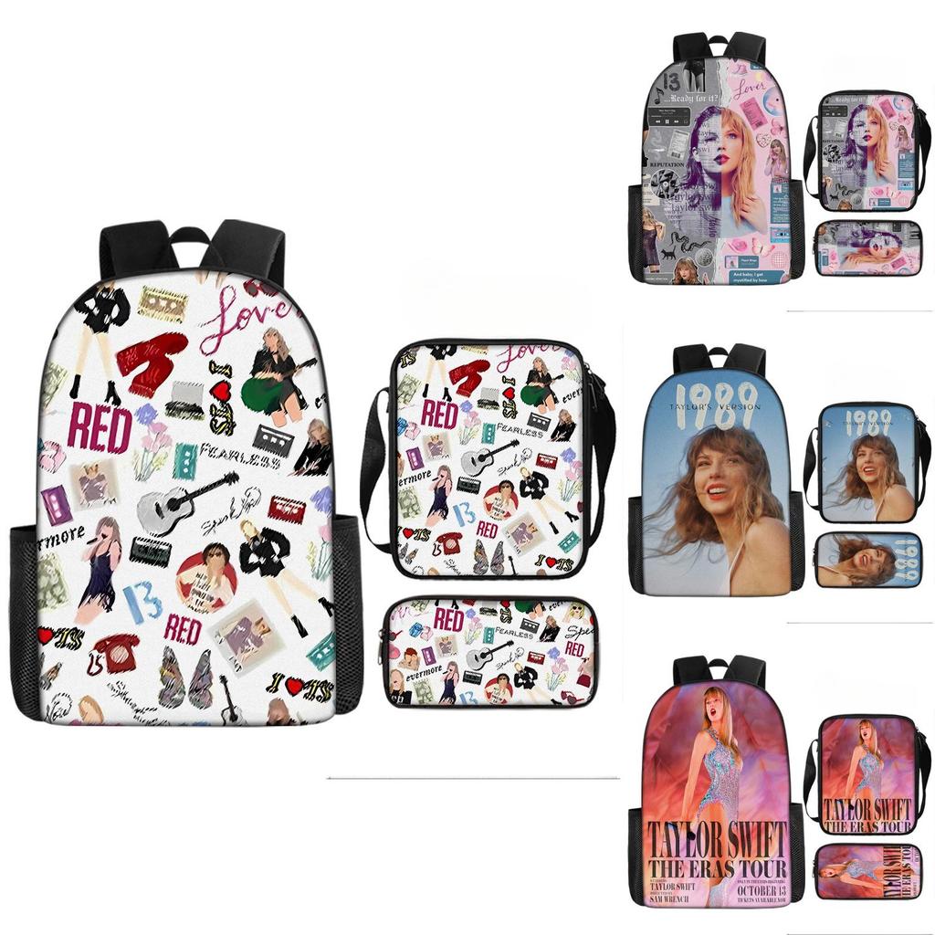 Taylor Swift Elementary School Backpack Oxford Fabric Breathable Lightweight For Kids