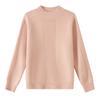 Pullover Sweater, Casual Long Sleeve Half Turtleneck Top for Fall & Winter, Women's Plus Size Clothing