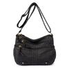 Women's Bag Large Capacity Soft Leather Shoulder Bag Tote Bag Middle-aged Bag Wash Leather Texture Crossbody Bag