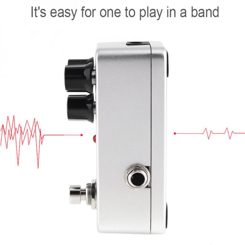 Mini Electric Guitar Bass Effect Pedal COMPRESSOR Fully Analog Circuit True Bypass Full Metal Shell