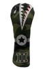P.Golf Shark Headcovers (Set) (1, 3, 5, UT)