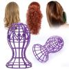 Foldable Plastic Wig Stand Multi-Purpose Lantern Shape Wig Stand Cap Holder   Women