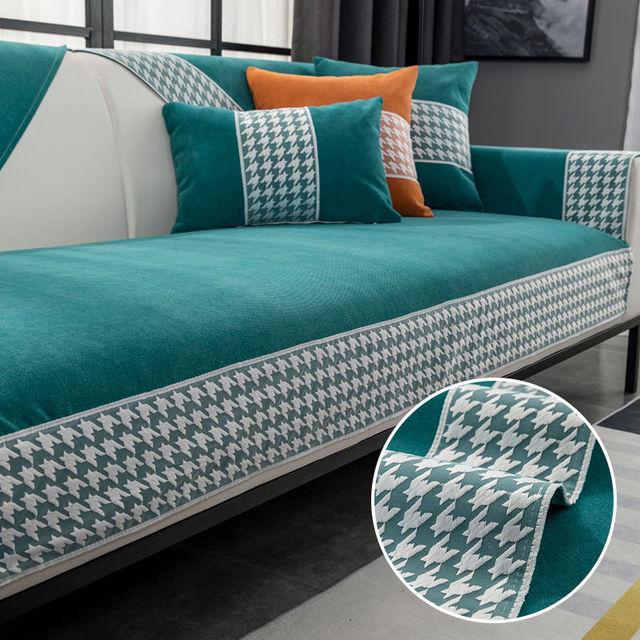 Cotton Linen Sofa Cover High High-grade Anti -Slip Sofa Cushion Sofa Towel Home Use Living Room Sofa Full Cover Four Seasons Available