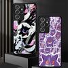 Cool Gengar Pokemon Glass Case for Samsung Galaxy S26 S25 Ultra S23+ S24 S21 S24+ S22 S25+ S20 FE S23 Plus Luxury Phone Cover